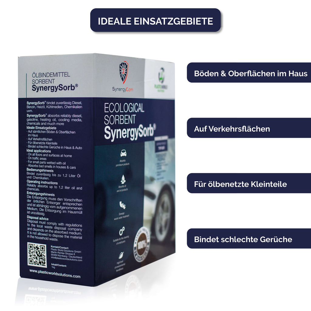 SynergySorb ® 5kg Öl-Bindemittel Typ III R Ökologischer Öl-Binder aus SynergySorb ® 5kg Öl-Bindemittel Typ III R Ökologischer Öl-Binder aus