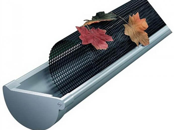 Dachrinnenschutz Breite Ø100125 mm Dachrinnengitter